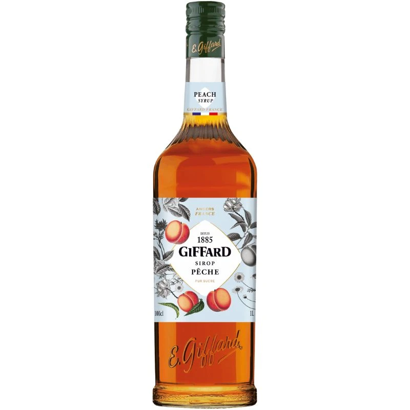 Giffard Sirup Pfirsich FL 100 61189 by GIFFARD color Svart