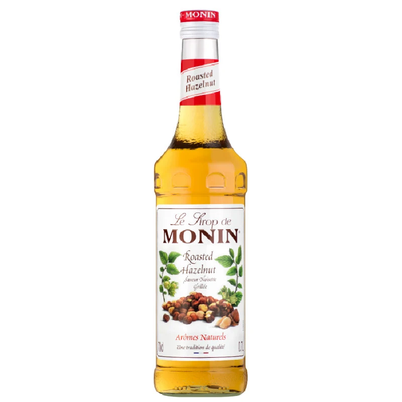 Monin Syrup Roasted Hazelnut / Geröstete Haselnuss FL 70 61199 by MONIN color Svart