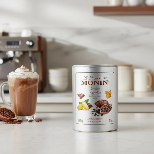 Monin Frappé Schokoladenbasis, 1,36KG 61202 by MONIN color Svart