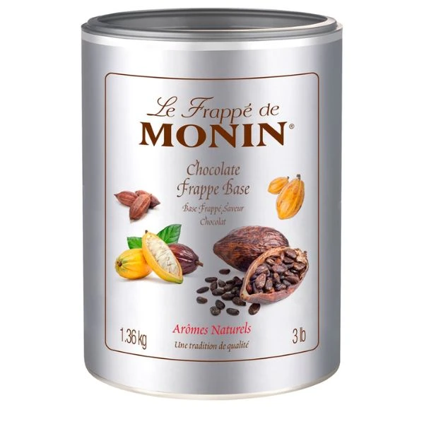 Monin Frappé Schokoladenbasis, 1,36KG 61202 by MONIN color Svart