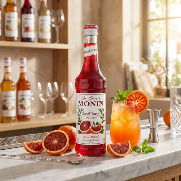 Monin Sirup Blutorange / Blutorange FL 70 61213 by MONIN color Svart