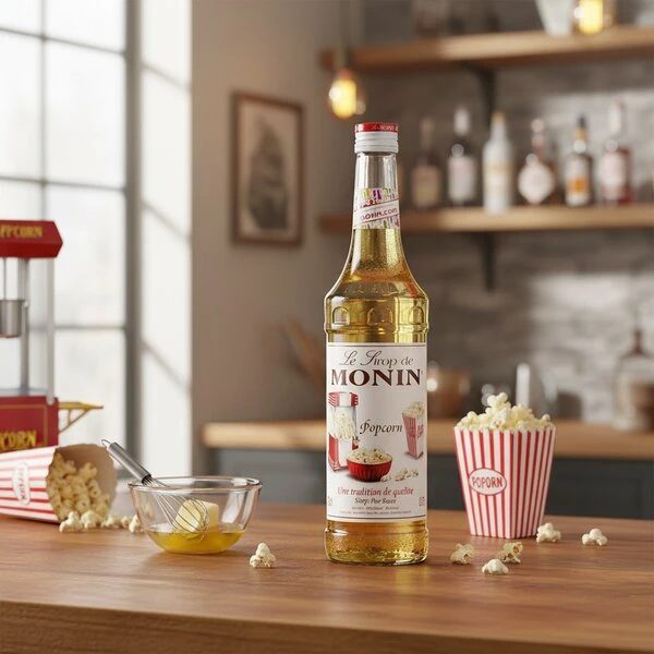 Monin Sirup Popcorn FL 70 61215 by MONIN color Svart