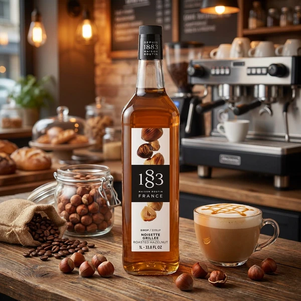 1883 Sirup Noisette Grillée / Geröstete Haselnuss 100 cl 61226 by 1883 color Svart