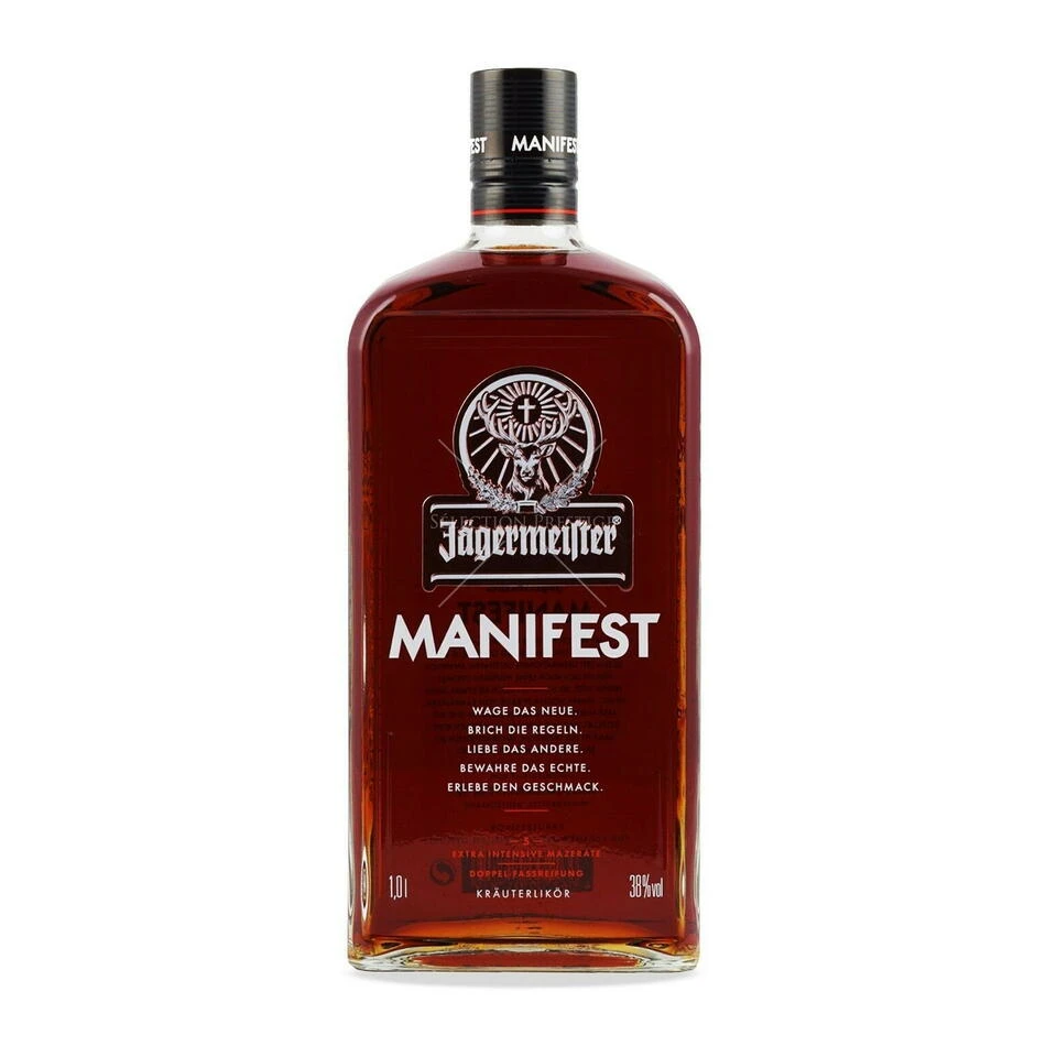 Jägermeister Manifest Kräuterlikör 100 cl 1200633 by JAGERMEIST color Svart