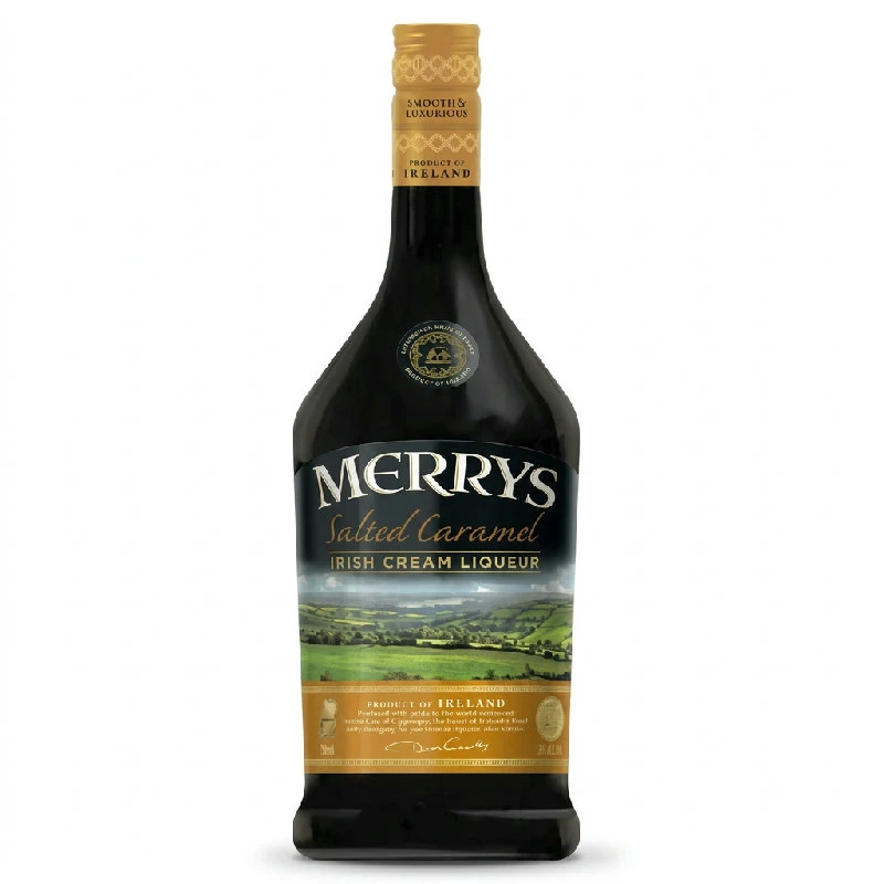 Merrys Saltet Karamell Irish Cream Likör FL 70 63341 by MERRYS color Svart