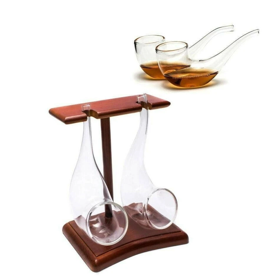 Brandy Pipes mit Ständer 2er-Pack Vinology BS/BP2S by Vinology color Svart