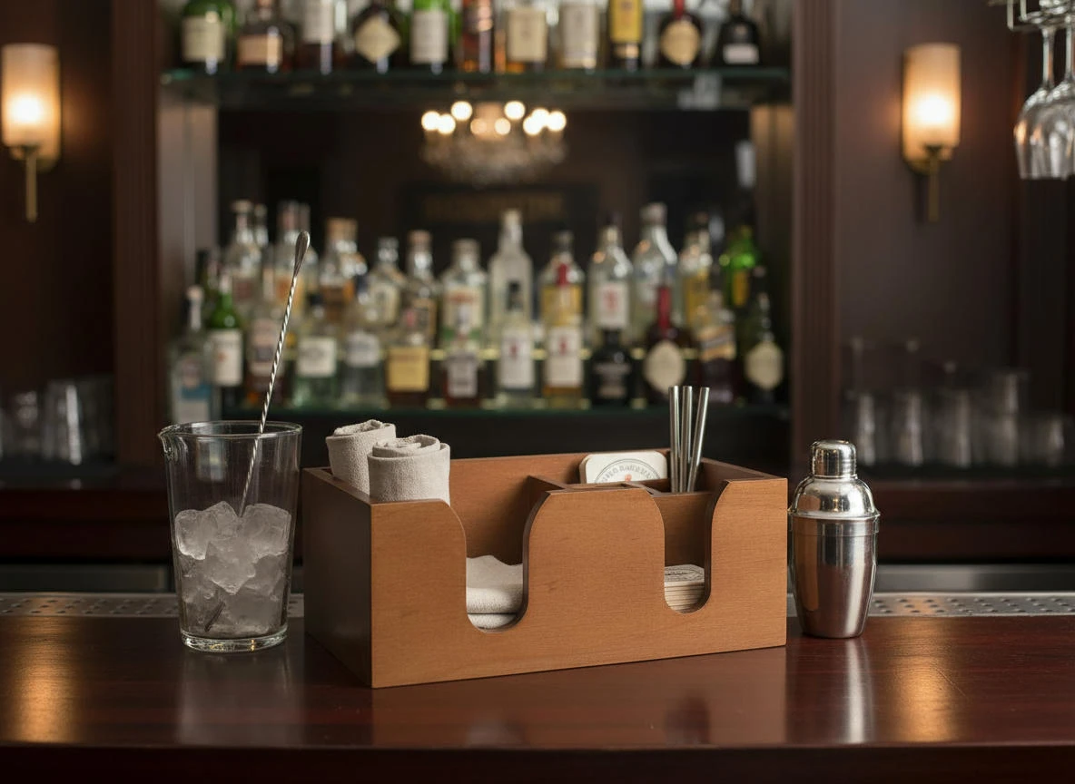 Bar Caddy – Holz BTBL3542 by Beaumont color Bruin