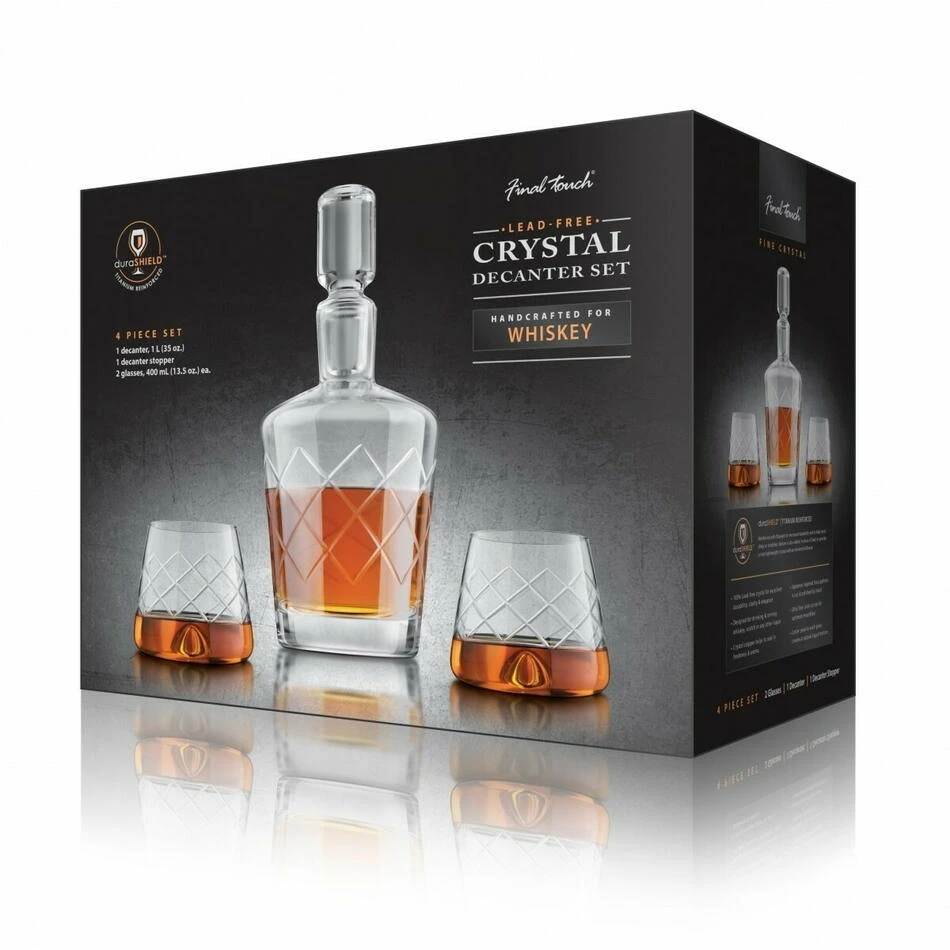Whiskey-Karaffen-Set Final Touch LFG3214 by Final Touc color Svart