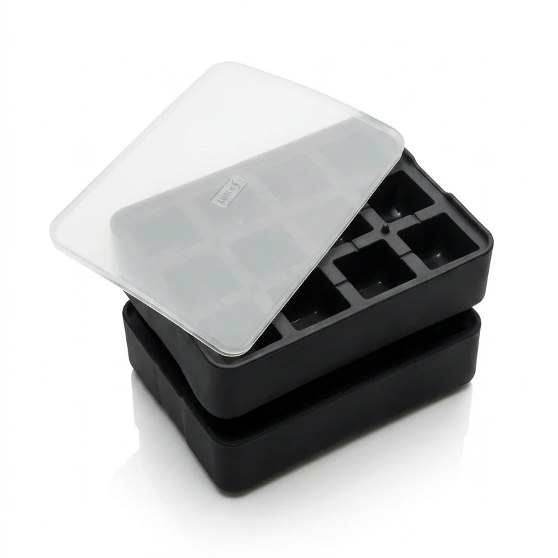 Eiswürfelform für Eiswürfel 4x4 cm LU240710 by LURch color Svart