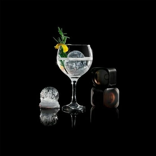 Eiswürfelform für Eiskugeln Ø6 cm 2er-Set LU240730 by LURch color Svart
