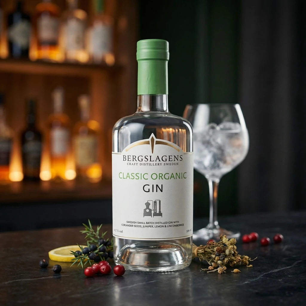 Bergslagen Organic Gin 50 cl 51346 by Barlife color Svart