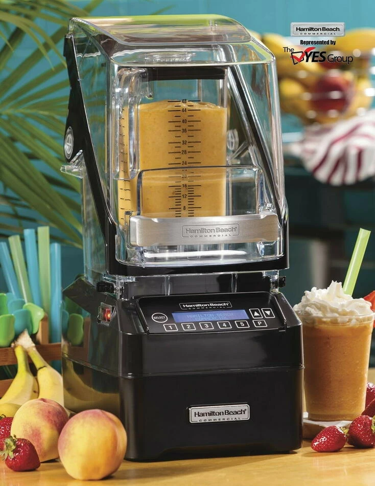 Hamilton Beach ECLIPSE Standmixer mit Schallschutzhaube 2L HBH755-CE by Hamilton B color Svart