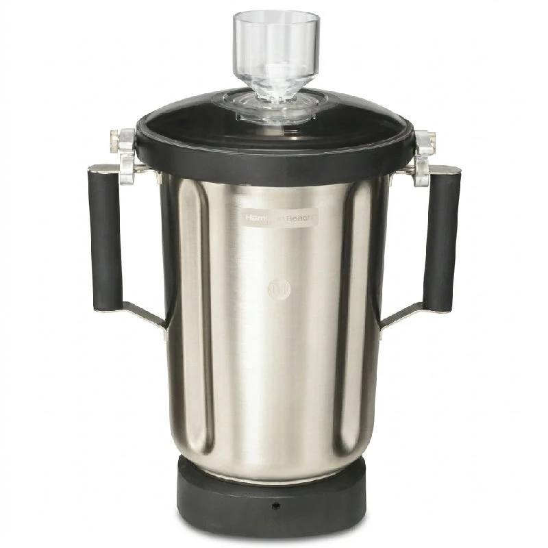 Edelstahlbehälter 4L komplett für EXPEDITE Foodblender 6126-1100S by Hamilton B color Svart