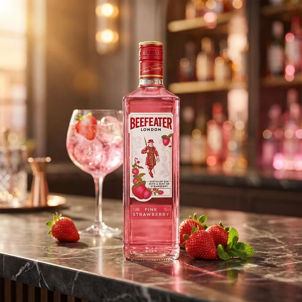 Beefeater Pink Gin 70 cl 51359 by BEEFEATER color Svart