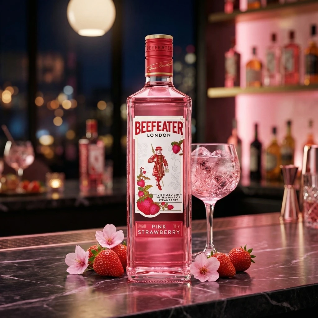 Beefeater Pink Gin 70 cl 51359 by BEEFEATER color Svart
