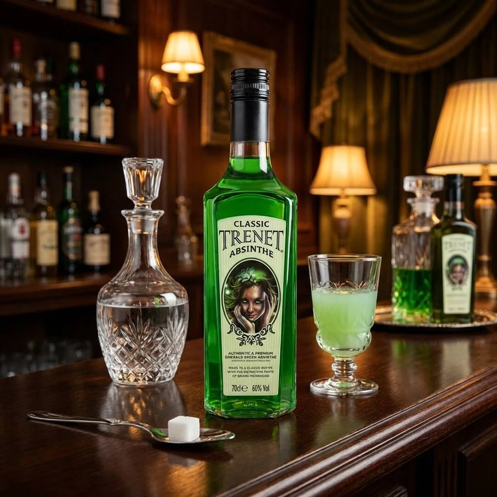 Trenet Absinthe 70 cl 63159 by TRENET color Svart