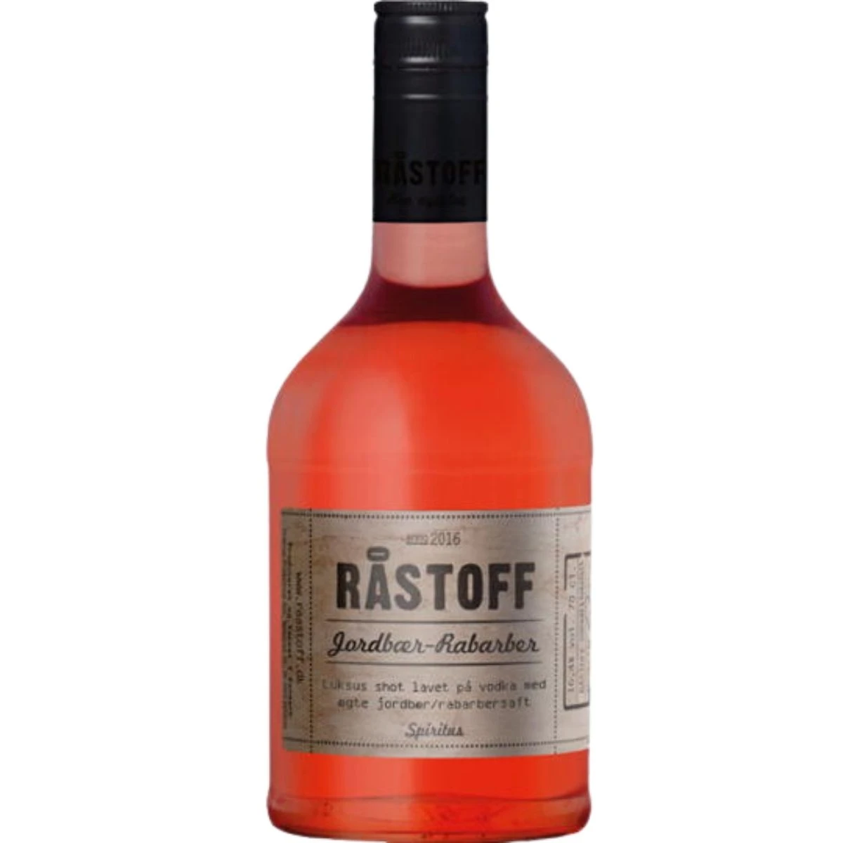Rohstoff Erdbeer-Rhabarber FL 70 64107 by RAASTOFF color Svart