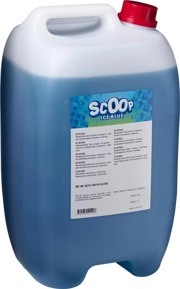 Scoop Slush-Eis Konzentrat Ice Blue, 10L 65134 by SCOOP color Svart