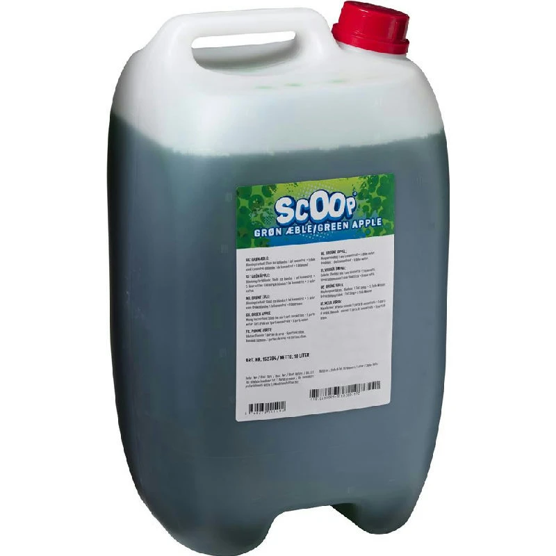 Scoop Slush-Eis Konzentrat Grüner Apfel 10L 65135 by SCOOP color Grön
