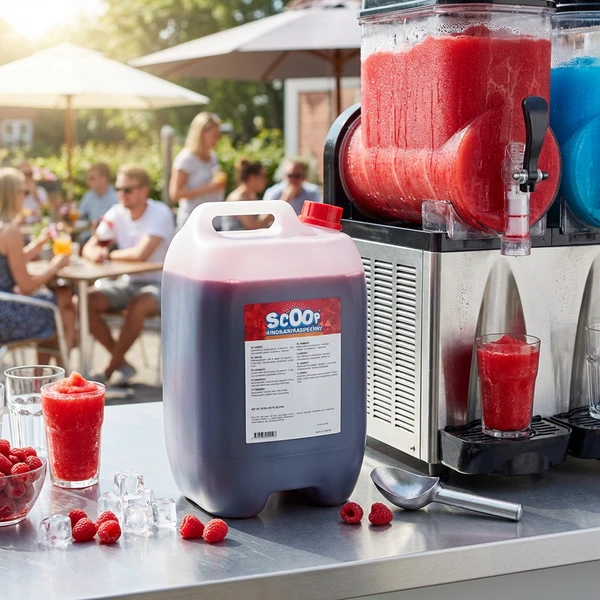 Scoop Slush-Ice-Konzentrat Himbeere, 10L 65136 by SCOOP color Svart