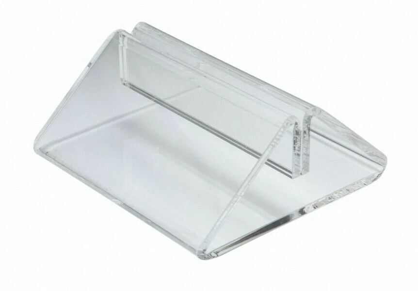 Perspex Menükartenhalter in Dachform BTBL3426 by Beaumont color Svart