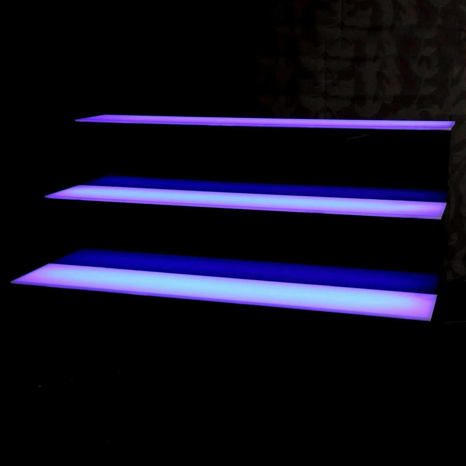 Tre Tier 3-Stufen LED-Flaschendisplay 23794 by Drink color Monivärinen