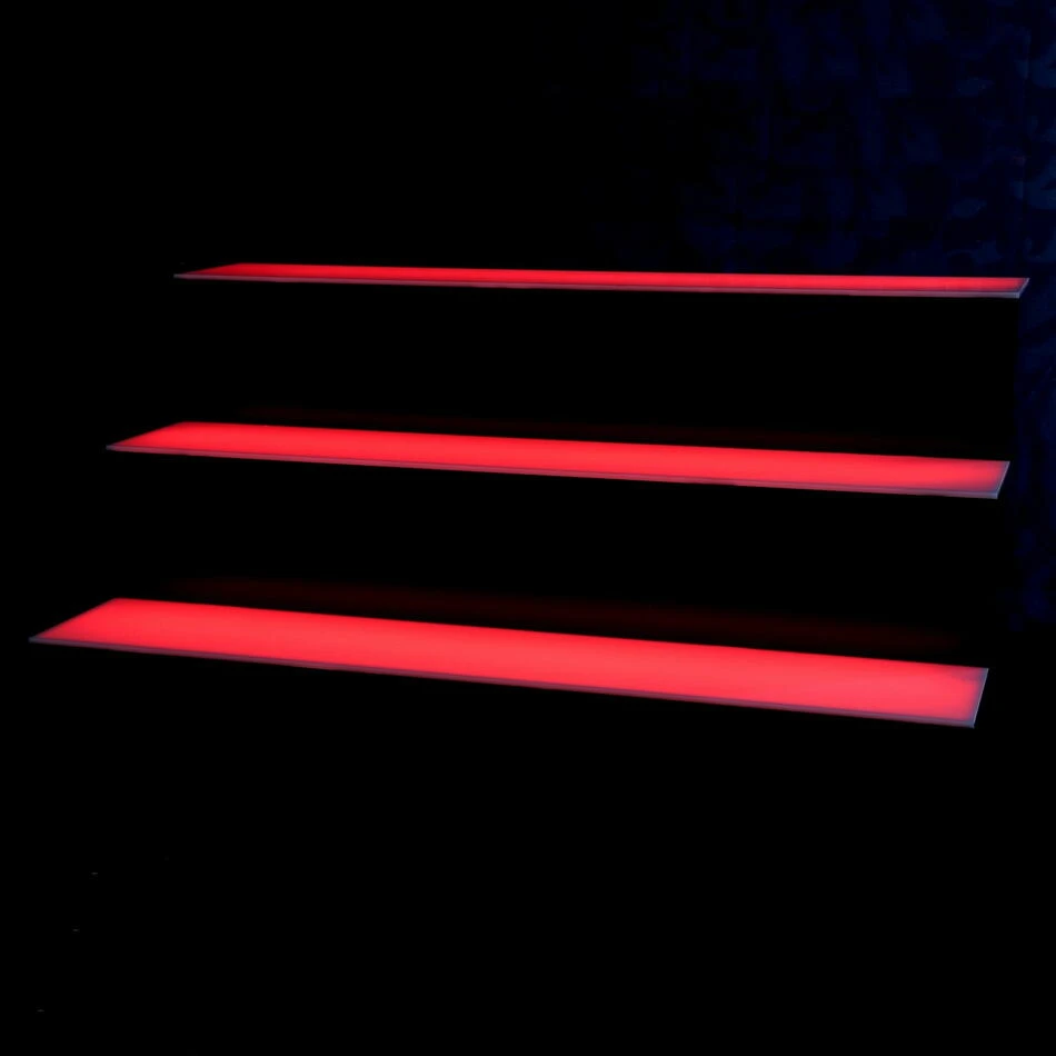 Tre Tier 3-Stufen LED-Flaschendisplay 23794 by Drink color Monivärinen