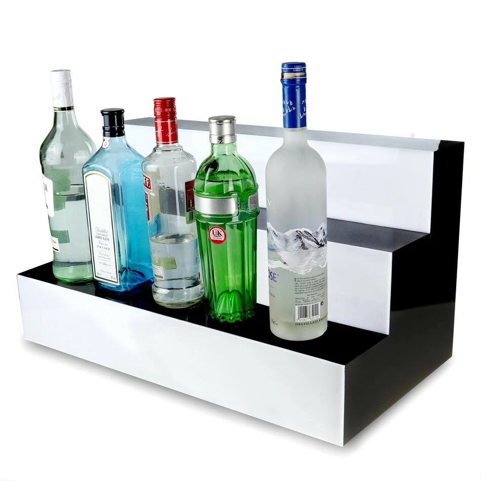 Tre Tier 3-Stufen LED-Flaschendisplay 23794 by Drink color Monivärinen