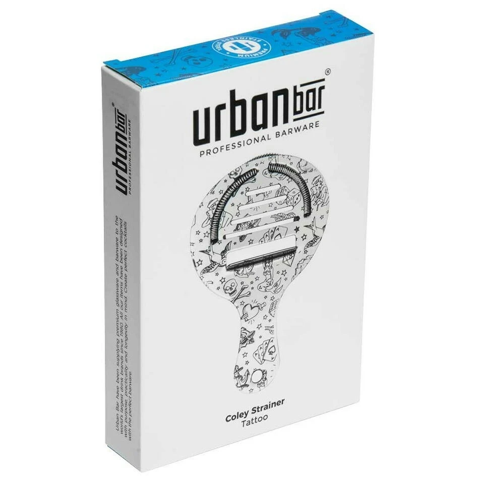 Coley Strainer Tattoo 15.5cm - Urban Bar UB3554 by Urban Bar color Silver