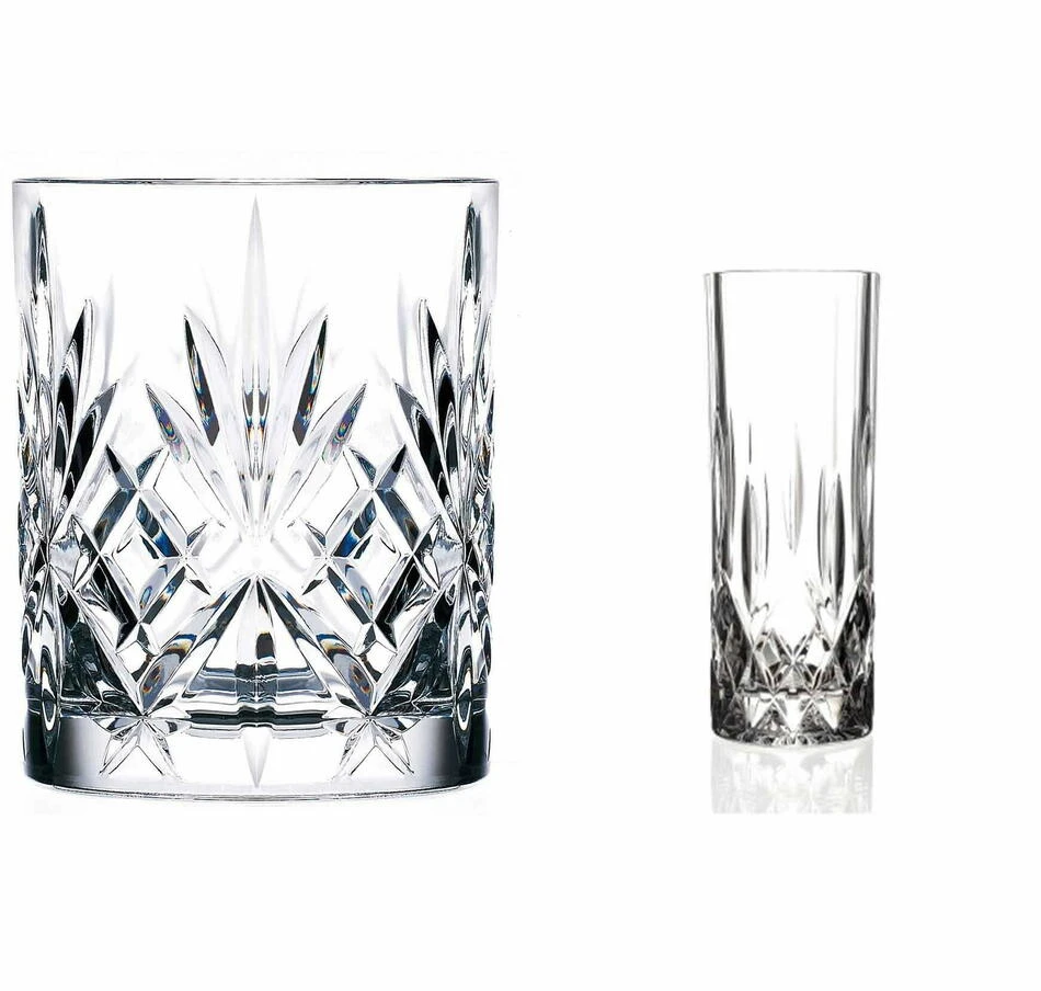 RCR Opera Low- & Highball-Gläser – 12er-Set Glaspakke2 by RCR Glas color Svart