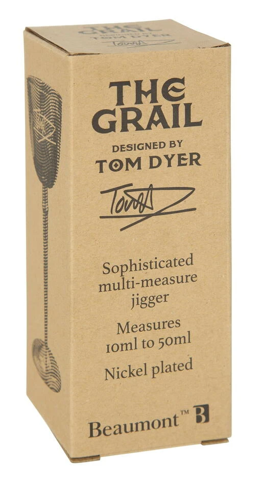 The Grail Jigger Cup 25/50 ml BTBL3662 by Beaumont color Silver