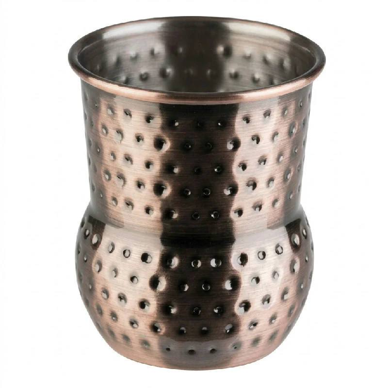 Mini-Shotbecher Fassform Antik-Kupfer gehämmert 4er-Set 11193339 by APS color Koppar