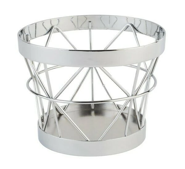 Korb / Podest Silber Ø10,5 H8 11115320  color Silver