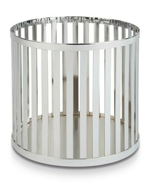 Korb / Buffeterhöhung Silber Ø21 H20 11115332 by APS color Silver