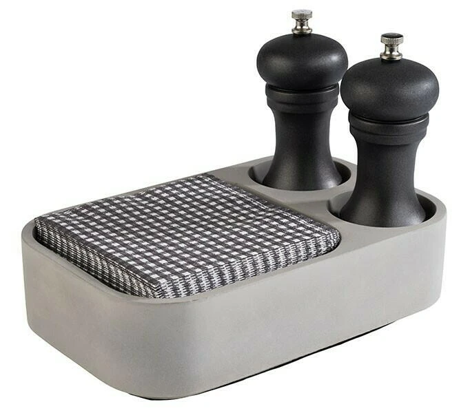 Tischcaddy -ELEMENT- 23,5 x 16,0 cm 11111648 by Koop color Grijs