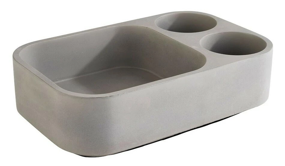 Tischcaddy -ELEMENT- 23,5 x 16,0 cm 11111648 by Koop color Grijs