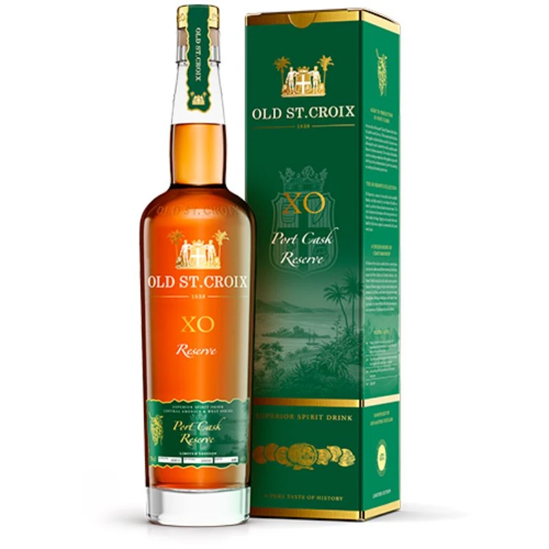 Old St. Croix XO Reserve Port Cask Rum 70 cl 54387 by A.H. Riise color Svart