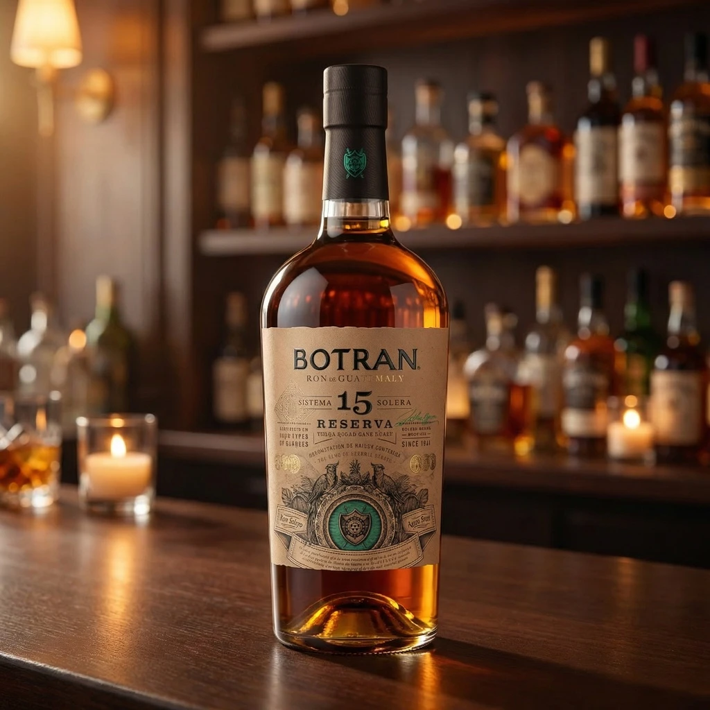 Botran Gran Reserva Solera 15 YO Rum 70 cl 54384 by BOTRAN color Svart