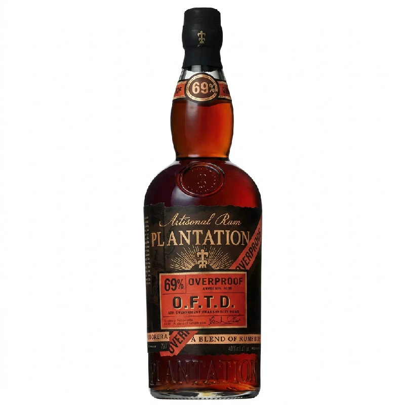 Planteray O.F.T.D. Overproof 69% FL 70 54379 by PLANTATION color Svart