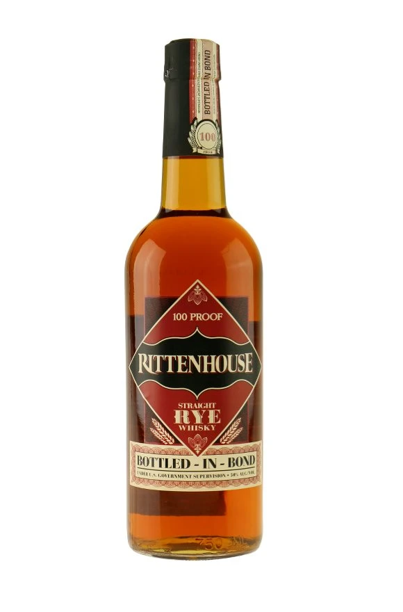 Rittenhouse Straight Rye Whisky FL 75 58041 by RITTENHOUS color Svart