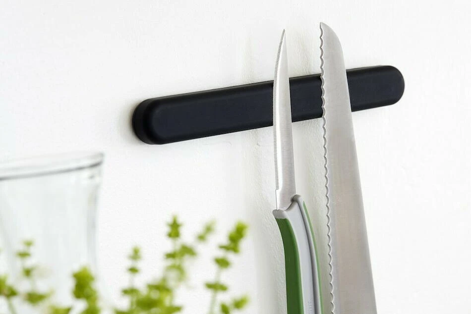 Magnetische Messerleiste Lang – Schwarz ST61110 by Steel-Function color Svart
