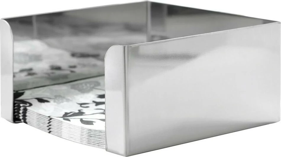 Serviettenhalter aus Edelstahl 170x170x85 mm ST62120 by BF10 color Svart