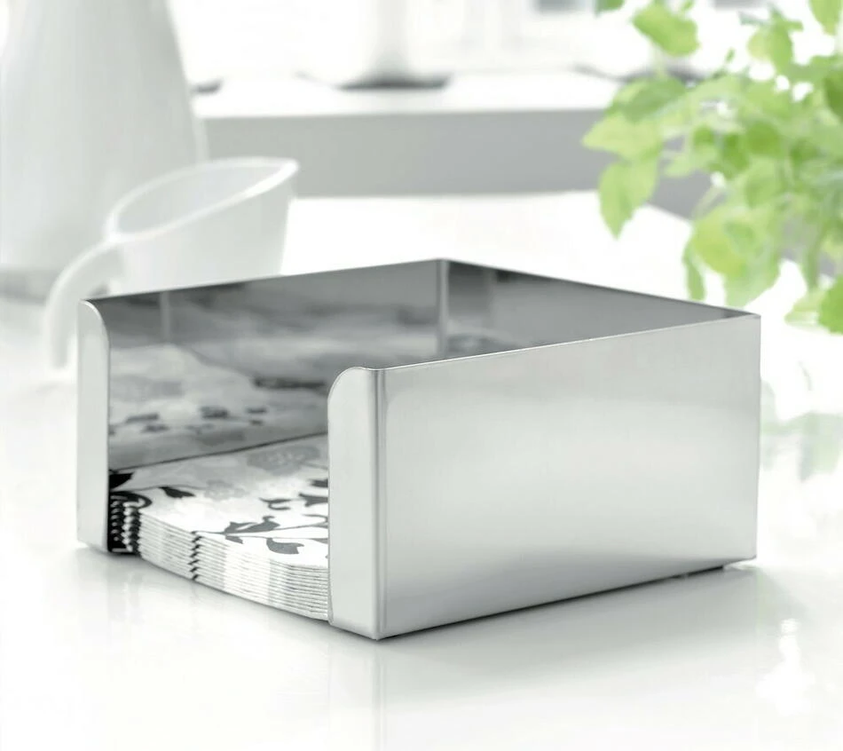 Serviettenhalter aus Edelstahl 170x170x85 mm ST62120 by BF10 color Svart