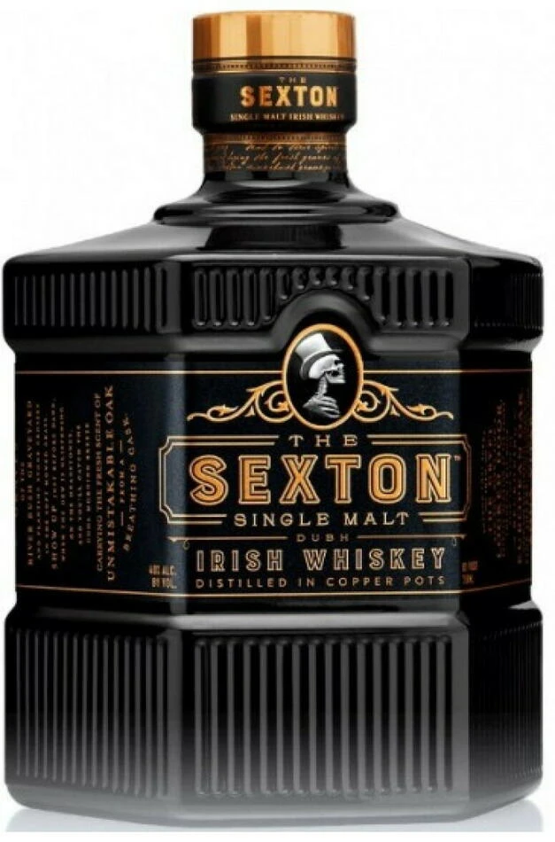 Der Sexton Single Malt Irish Whiskey FL 70 57127 by SEXTON color Svart