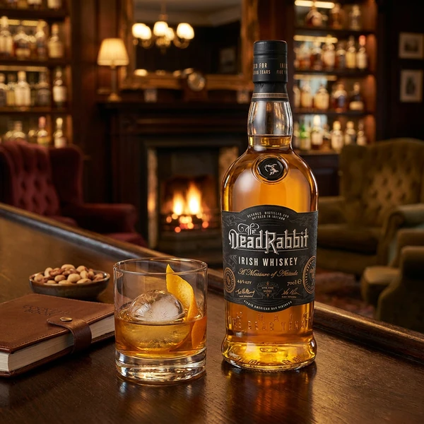 The Dead Rabbit Irish Whiskey FL 70 57013 by DUBLINER color Svart