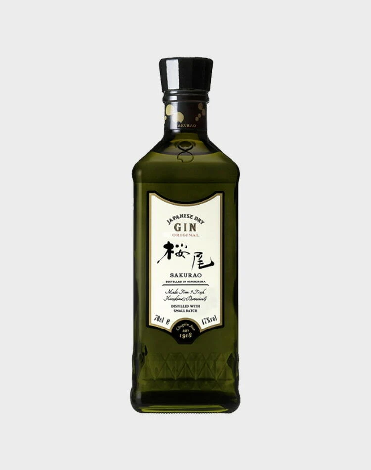 Sakurao Japanischer Trockener Gin FL 70 51445 by SAKURAO color Svart