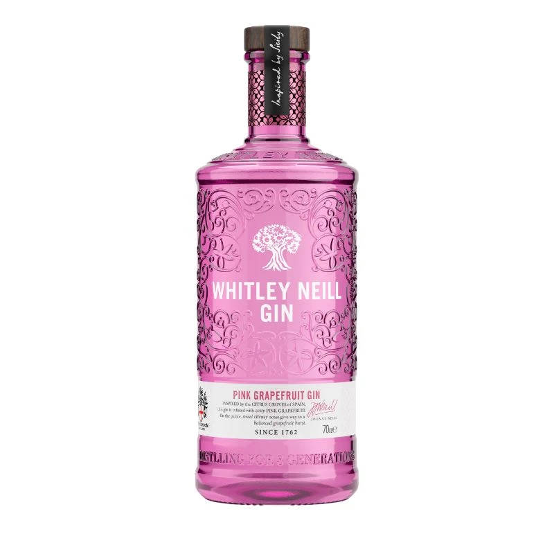Whitley Neill Pink Grapefruit Gin FL 70 51439 by WHITLEYNEI color Svart