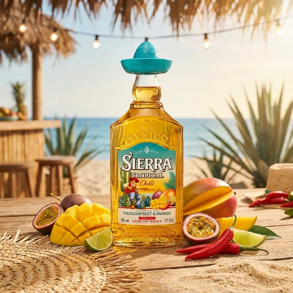 Sierra Tequila Tropical Chilli 5 cl PET 1006473 by SIERRA color Svart