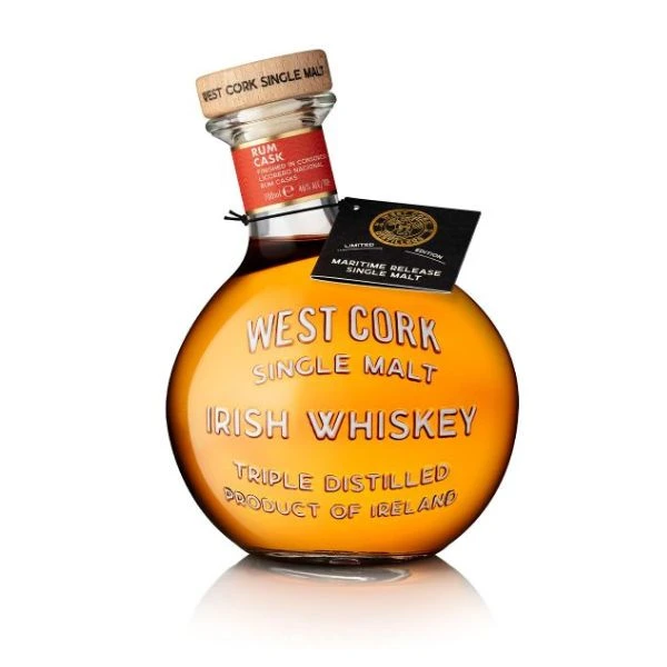 West Cork Maritime Rum Cask Irish Whiskey FL 70 1004945 by WESTCORK color Svart
