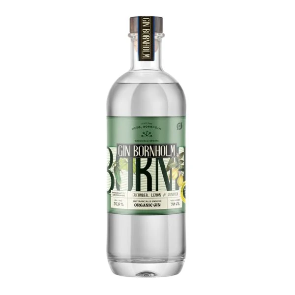 Bornholm Gin Cucumber & Lemon FL 70 596024 by Bornholm Spirits color Svart